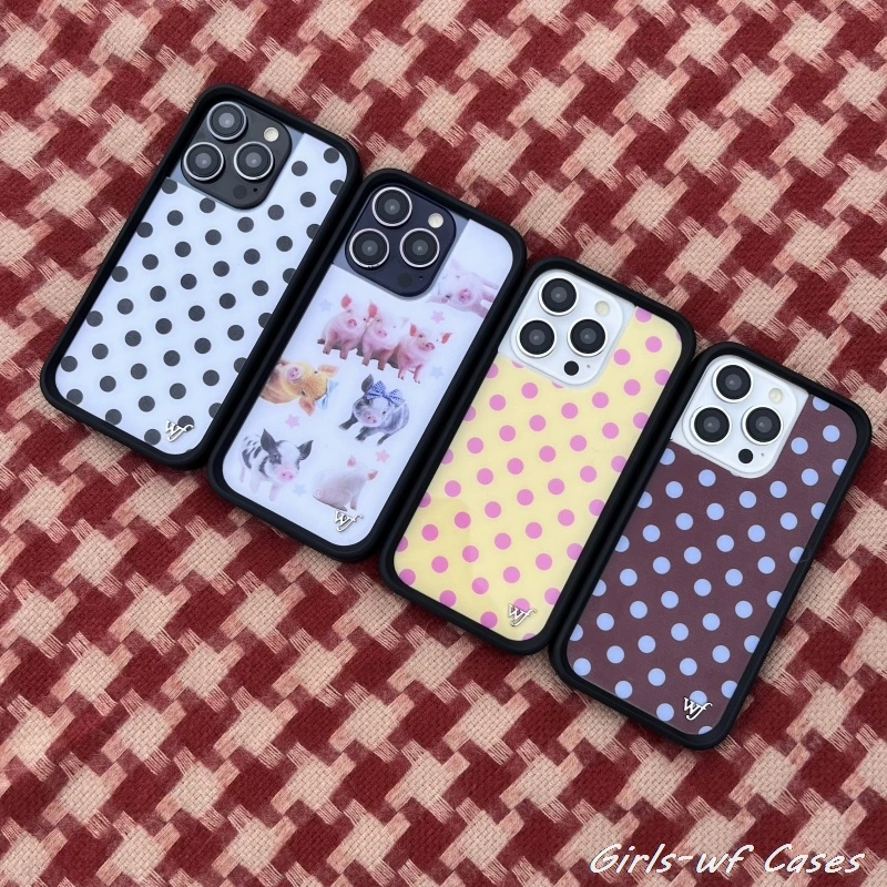 Hot Wildflower 3D Polka Dots Phone Case for iPhone 16 15 14 Plus 13 12 17 Pro Max Air 16pro WF Cute Little Piggy Piggles Cover
Hot Wildflower 3D Polka Dots Phone Case for iPhone 16 15 14 Plus 13 12 17 Pro Max Air 16pro WF Cute Little Piggy Piggles Cover