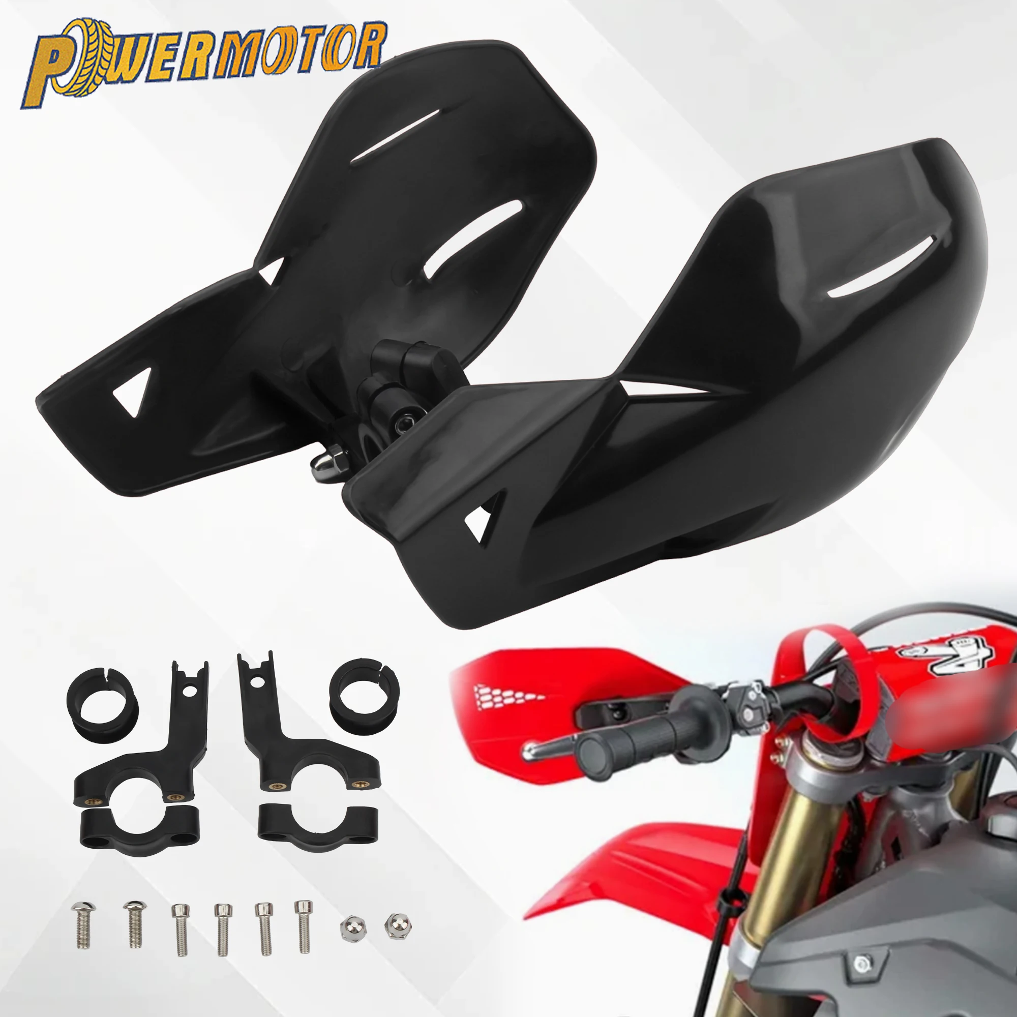 Enduro Motorcycle Hand Guard Cover Dirt Pit Bike Motocross Handguard Protection 20mm Universal Handguards Modified Accessories
Enduro Motorcycle Hand Guard Cover Dirt Pit Bike Motocross Handguard Protection 20mm Universal Handguards Modified Accessories