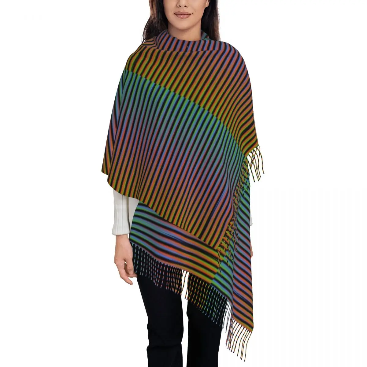Carlos Cruz Diez Venezuela Scarf Tassel Scarves for Women Soft Warm Shawls and Wraps Long Fall Winter Shawl Wrap
Carlos Cruz Diez Venezuela Scarf Tassel Scarves for Women Soft Warm Shawls and Wraps Long Fall Winter Shawl Wrap