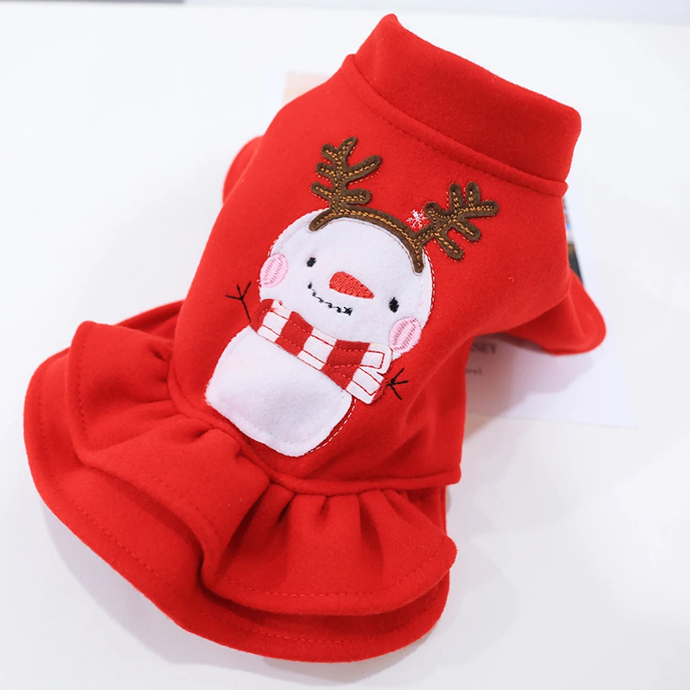 Dog Snowman Dress Christmas for Fancy Furry Dogs Costumes Puppy Skirt Pet Clothes
Dog Snowman Dress Christmas for Fancy Furry Dogs Costumes Puppy Skirt Pet Clothes