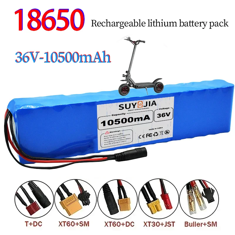 10S3P 36V 10500mAh rechargeable lithium-ion battery pack 18650 battery BMS suitable for all kinds of electric vehicles
10S3P 36V 10500mAh rechargeable lithium-ion battery pack 18650 battery BMS suitable for all kinds of electric vehicles