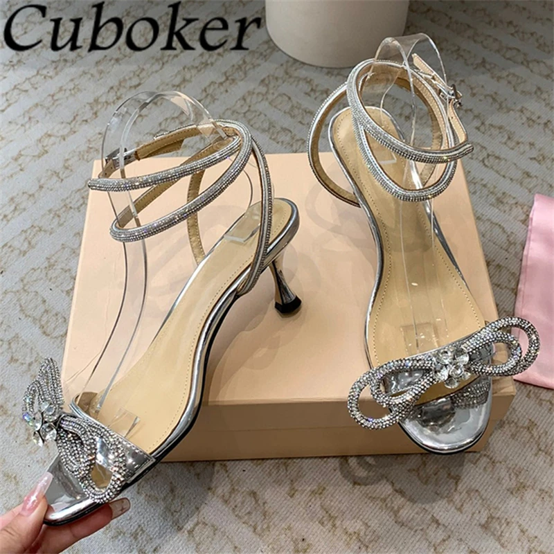 2024 Summer Blingbling High Heel Bowknot Crystal Sandals Women Fashion Ankle Strap Pumps Ladies Sexy Party Wedding Bridal Shoes
2024 Summer Blingbling High Heel Bowknot Crystal Sandals Women Fashion Ankle Strap Pumps Ladies Sexy Party Wedding Bridal Shoes