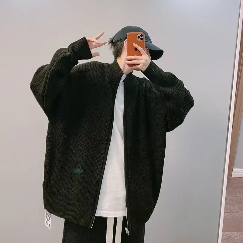 Осенне-зимний свитер больших размеров для мужчин, цвет ретро, длинный свеч, свободный вязаный гонконгский удобный свитер для пар...
Осенне-зимний свитер больших размеров для мужчин, цвет ретро, длинный свеч, свободный вязаный гонконгский удобный свитер для пар...