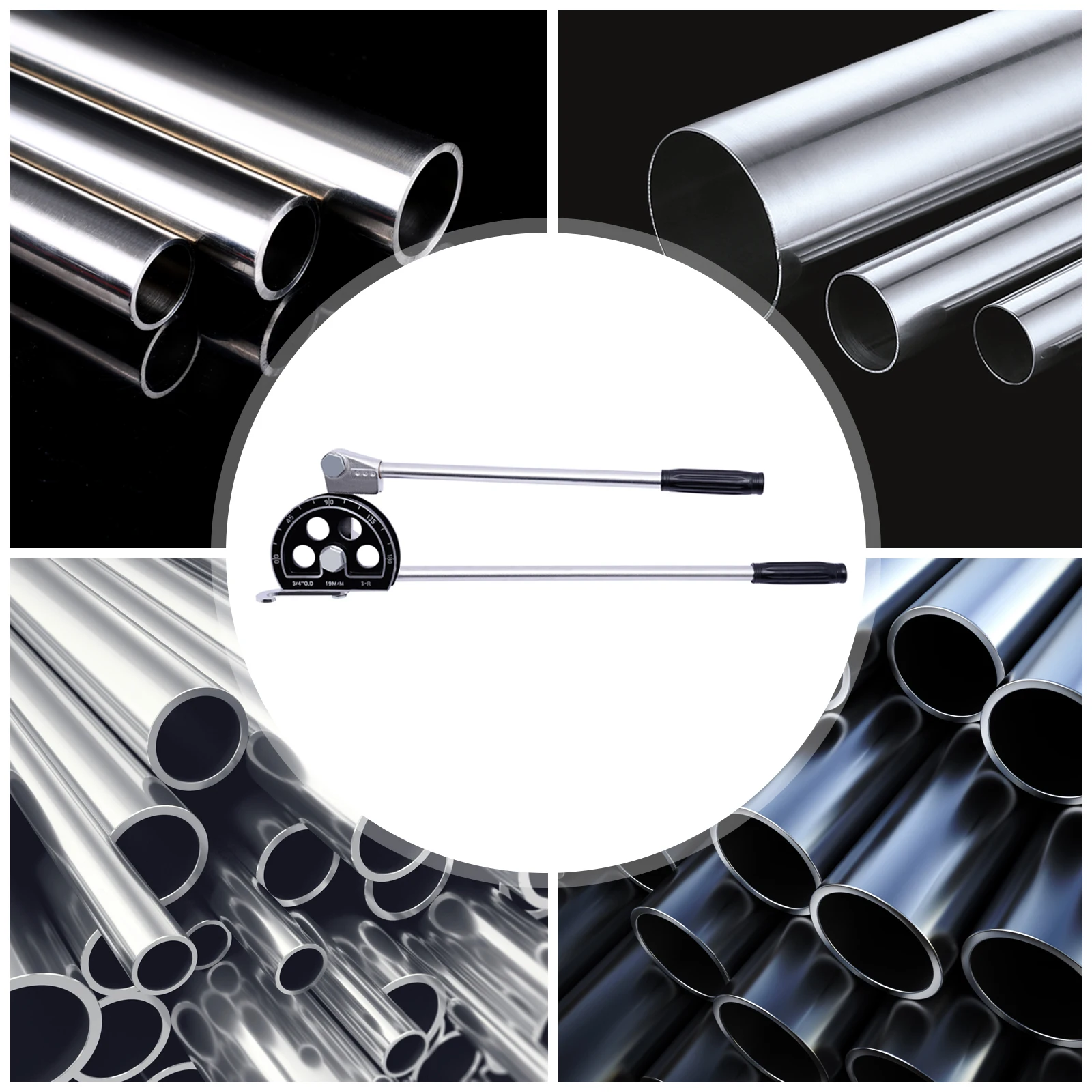 3/4in Manual Pipe Tube Bender Tool for Aluminum Pipe Stable Plumbing Refrigeration Tube with Anti-skid handle and Precise Scales
3/4in Manual Pipe Tube Bender Tool for Aluminum Pipe Stable Plumbing Refrigeration Tube with Anti-skid handle and Precise Scales