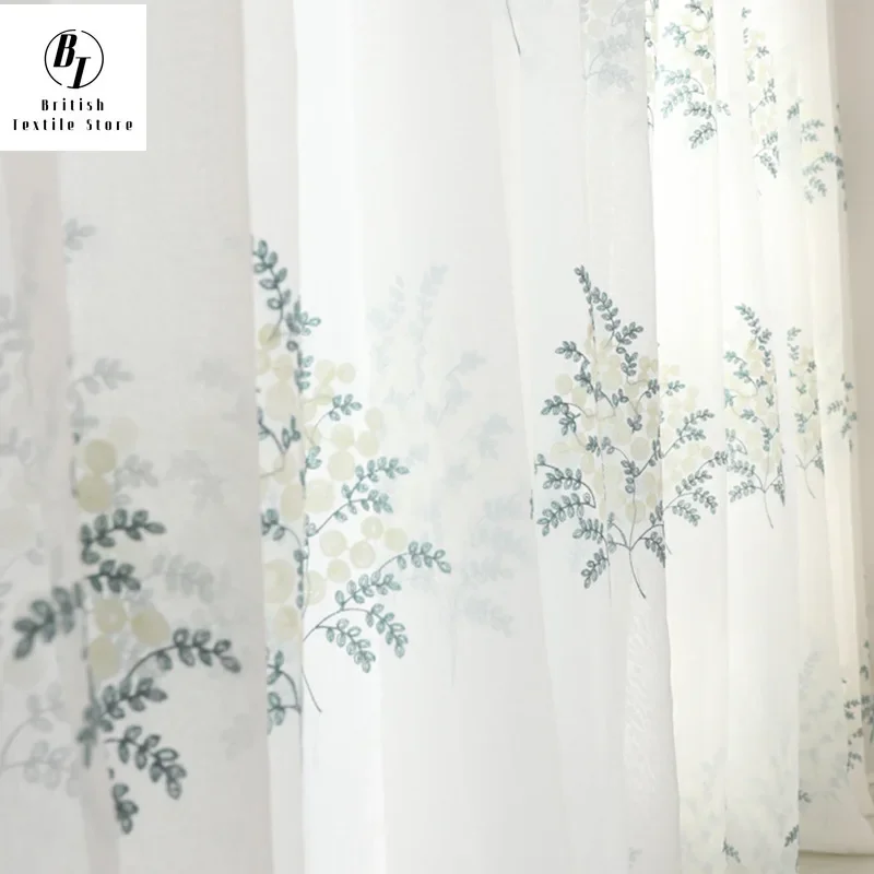Modern Embroidered Tulle Curtains Window Screen for Living Room Bedroom Tree pattern Voile Sheer Curtains for Kitchen Door Drape
Modern Embroidered Tulle Curtains Window Screen for Living Room Bedroom Tree pattern Voile Sheer Curtains for Kitchen Door Drape