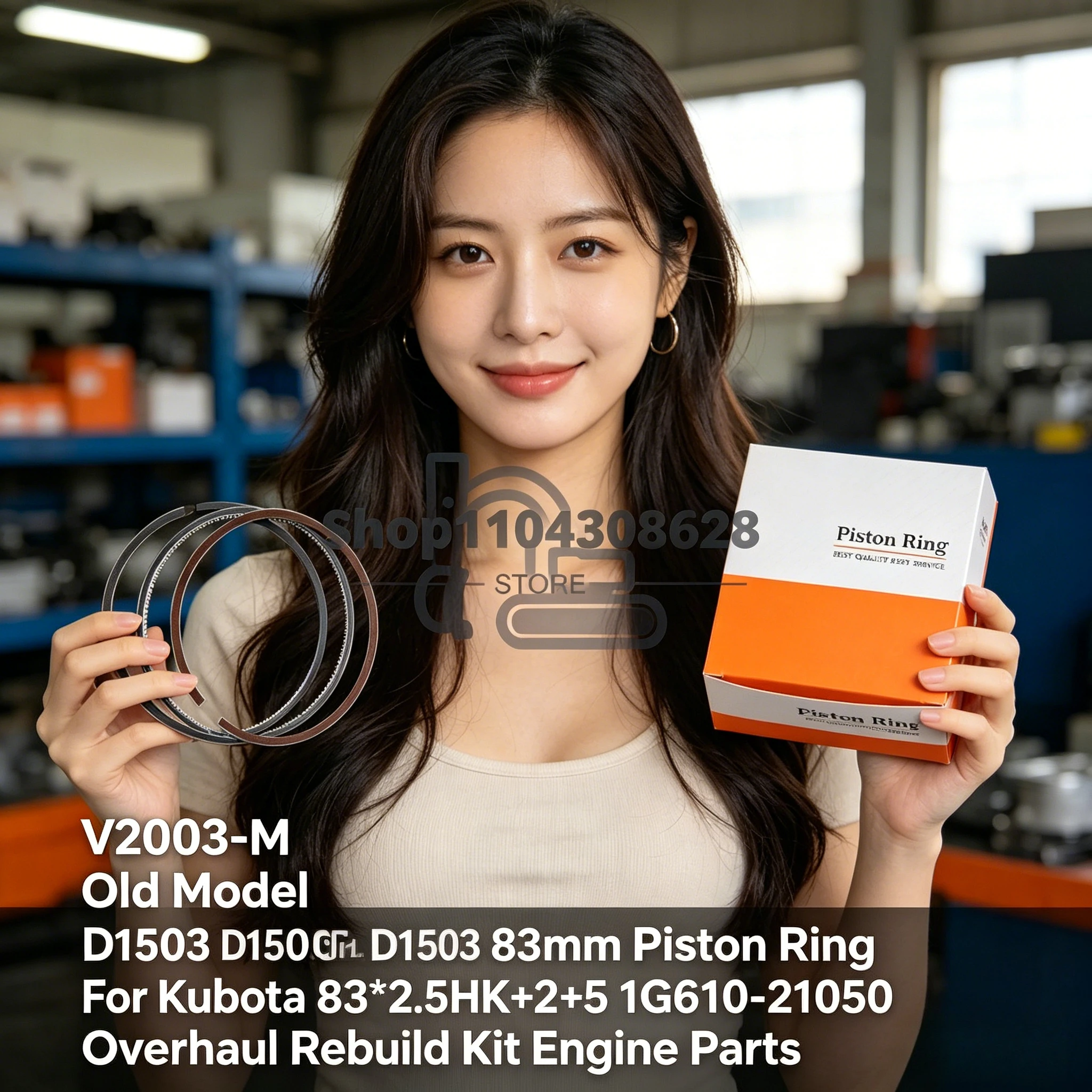 V2003-M Old Model D1503 83mm Piston Ring For Kubota 83*2.5HK+2+5 1G610-21050 Overhaul Rebuild Kit Engine Parts
V2003-M Old Model D1503 83mm Piston Ring For Kubota 83*2.5HK+2+5 1G610-21050 Overhaul Rebuild Kit Engine Parts