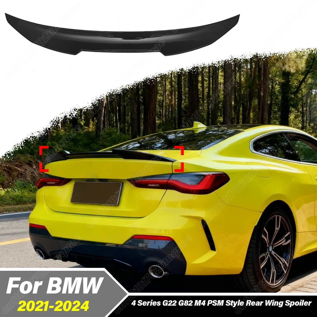 For BMW 4 Series G22 430i G82 M4 2021 2022 2023 2024 PSM Style Car Rear Spoiler Board Tail Fixed Wing Decoration Accessories Kit
For BMW 4 Series G22 430i G82 M4 2021 2022 2023 2024 PSM Style Car Rear Spoiler Board Tail Fixed Wing Decoration Accessories Kit