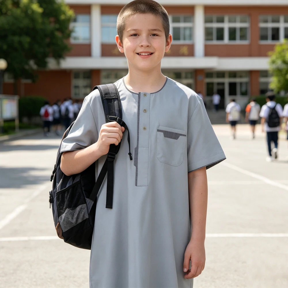 Saudi Boys Kids Long Robe Arab Jubba Thobe Islam Cothing Children Kaftan Abaya Muslim Dress Turkey Caftan Thoub Daffah Dishdasha
Saudi Boys Kids Long Robe Arab Jubba Thobe Islam Cothing Children Kaftan Abaya Muslim Dress Turkey Caftan Thoub Daffah Dishdasha
