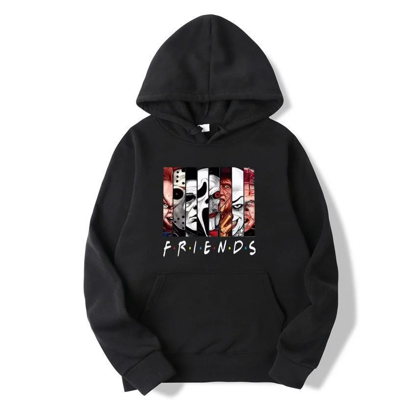 Halloween Friends Hoodies Men Fashion Long Sleeve Horror Sweatshirts Women Novelty Movie Casual Harajuku Pullovers
Halloween Friends Hoodies Men Fashion Long Sleeve Horror Sweatshirts Women Novelty Movie Casual Harajuku Pullovers