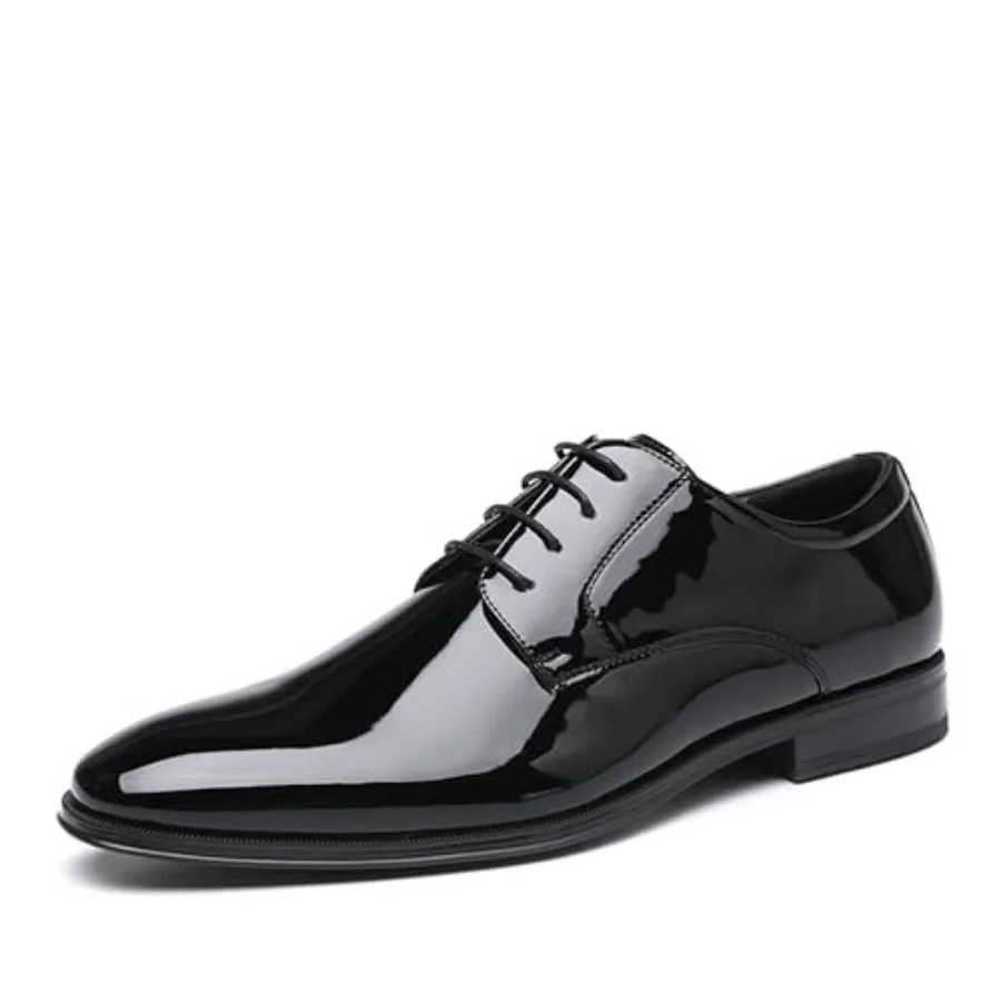 DECARSDZ Mens Classic Formal Oxford Lace-up Patent Leather Shoe for Men Wedding Suit Tuxedo Dress Shoes
DECARSDZ Mens Classic Formal Oxford Lace-up Patent Leather Shoe for Men Wedding Suit Tuxedo Dress Shoes