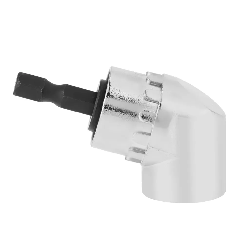 Adjustable 1/4-inch Hex Right Angle Driver Socket Silver 105 Degree Angle Adapter Hex Extension Drill Bit Electric Drill
Adjustable 1/4-inch Hex Right Angle Driver Socket Silver 105 Degree Angle Adapter Hex Extension Drill Bit Electric Drill