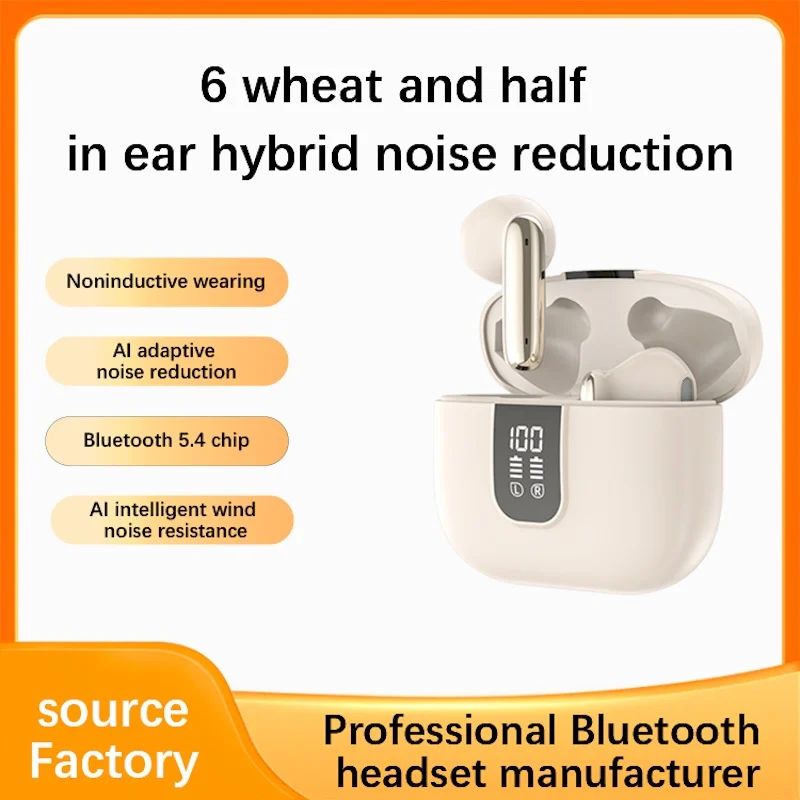 Wireless Bluetooth Headset Hybrid ANC Active Noise Cancellation Headphone With Mic For IOS Android Phone TWS J11 Pro Earphones
Wireless Bluetooth Headset Hybrid ANC Active Noise Cancellation Headphone With Mic For IOS Android Phone TWS J11 Pro Earphones
