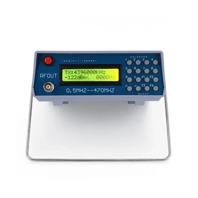 Digital High Frequency RF Signal Source 0.5MHz-470MHz Range FM Radio Intercom Sensitivity Test Signal Generator for Electronics
Digital High Frequency RF Signal Source 0.5MHz-470MHz Range FM Radio Intercom Sensitivity Test Signal Generator for Electronics