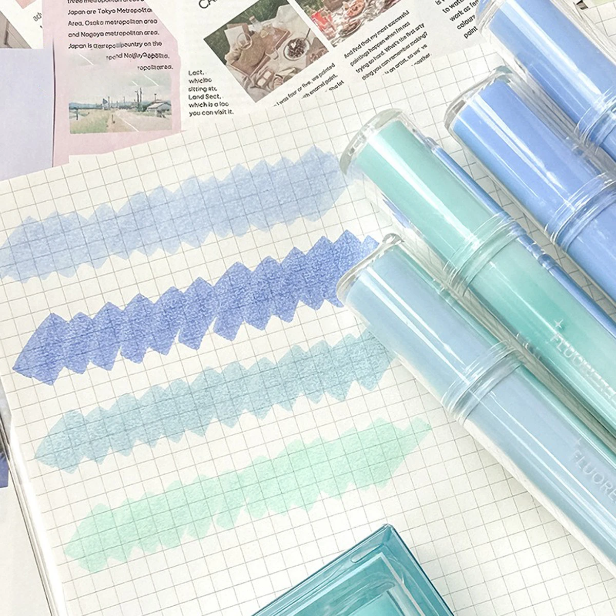 4pcs Ice Lipstick Highlighter Pens Set Oblique Brush Tip Fluorescent Color Marker Liner for Student Drawing Painting Stationery
4pcs Ice Lipstick Highlighter Pens Set Oblique Brush Tip Fluorescent Color Marker Liner for Student Drawing Painting Stationery