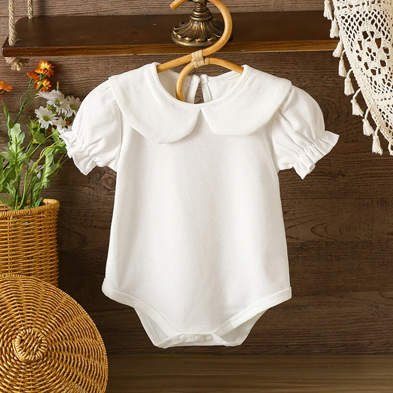 0-24M Toddler Baby Girl White Romper Summer White Newborn Jumpsuit Infant Clothes Outfit Baby Boys Clothes Cotton Kids Romper 
0-24M Toddler Baby Girl White Romper Summer White Newborn Jumpsuit Infant Clothes Outfit Baby Boys Clothes Cotton Kids Romper
