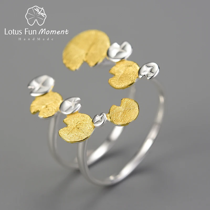 Женское Двухслойное кольцо Lotus Fun, регулируемое кольцо с листьями водной лилии из настоящего серебра 925 пробы, элегантное Ювелирное Украшение
Женское Двухслойное кольцо Lotus Fun, регулируемое кольцо с листьями водной лилии из настоящего серебра 925 пробы, элегантное Ювелирное Украшение