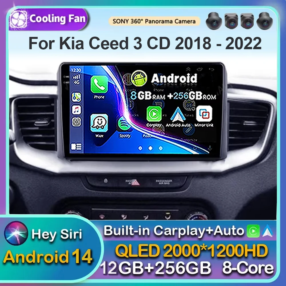 Автомобильный радиоприемник Android 15 Carplay + автоматический для Kia Ceed 3 CD 2018 2019 2020 2021 2022, навигация, GPS, мультимедийный видеоплеер, стерео Wi-Fi
Автомобильный радиоприемник Android 15 Carplay + автоматический для Kia Ceed 3 CD 2018 2019 2020 2021 2022, навигация, GPS, мультимедийный видеоплеер, стерео Wi-Fi