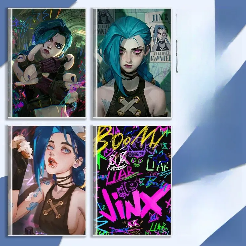 72PCS Arcane League of Legends JINX Popular Animation Two-dimensional Peripheral Student Notebook Exquisite Rubber Sleeve Gifts
72PCS Arcane League of Legends JINX Popular Animation Two-dimensional Peripheral Student Notebook Exquisite Rubber Sleeve Gifts