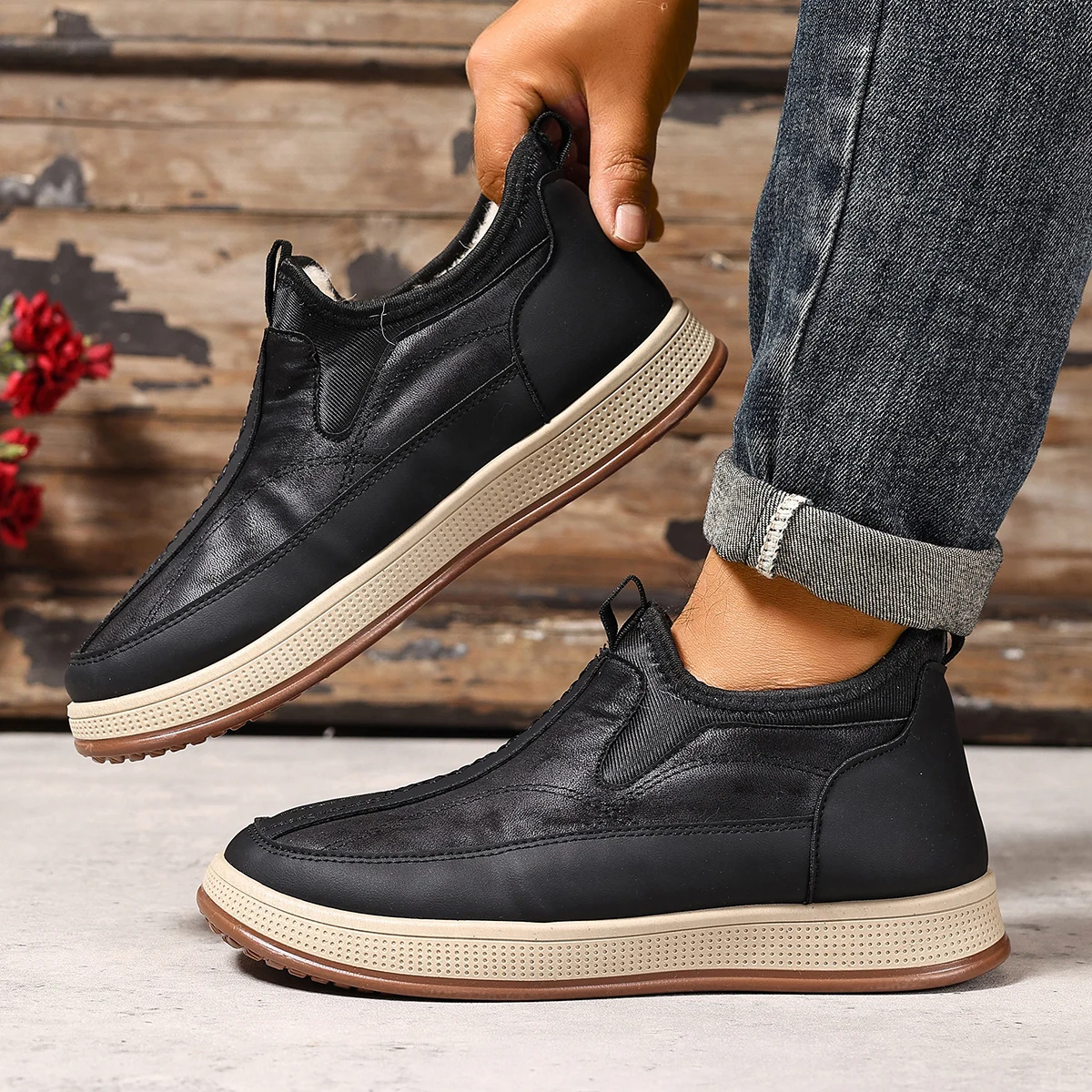 Men's casual fashion cotton shoes for winter 2025 wear-resistant and anti-skid sole comfortable and warm free shipping shoes for
Men's casual fashion cotton shoes for winter 2025 wear-resistant and anti-skid sole comfortable and warm free shipping shoes for