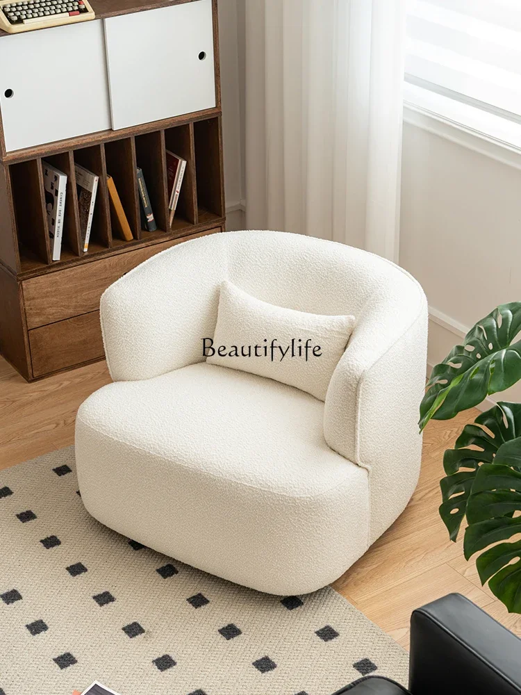 High-end single sofa chair designer modern simple rotating sofa chair living room leisure
High-end single sofa chair designer modern simple rotating sofa chair living room leisure