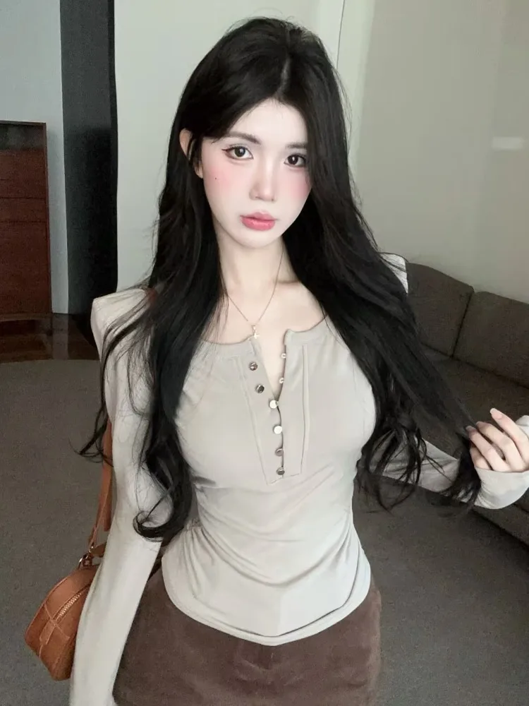 Sexy Lace Splice Slim Fit Long Sleeve round Neck Base Shirt Women's Autumn Winter New Style Citywalk Breathable T-shirt Girls
Sexy Lace Splice Slim Fit Long Sleeve round Neck Base Shirt Women's Autumn Winter New Style Citywalk Breathable T-shirt Girls