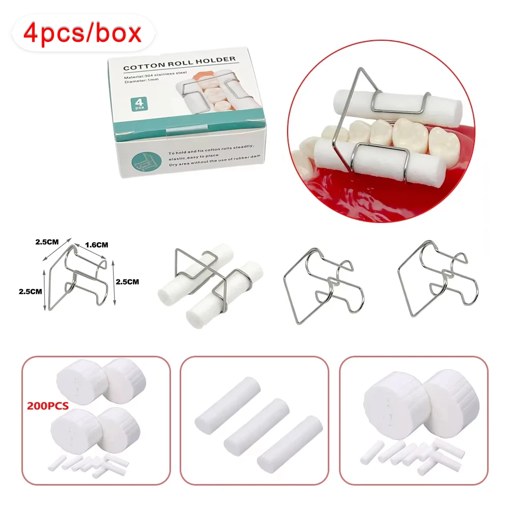 Stainless Steel Cotton Roll/Cotton Strip/Hemostatic Strip Holder - Autoclavable Dental Moisture Control Tool
Stainless Steel Cotton Roll/Cotton Strip/Hemostatic Strip Holder - Autoclavable Dental Moisture Control Tool