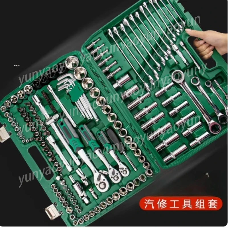 Набор инструментов для авторемонта: комбинированные ключи-трещотки и торцевые головки, прочный набор для обслуживания и ремонта автомобилей
Набор инструментов для авторемонта: комбинированные ключи-трещотки и торцевые головки, прочный набор для обслуживания и ремонта автомобилей