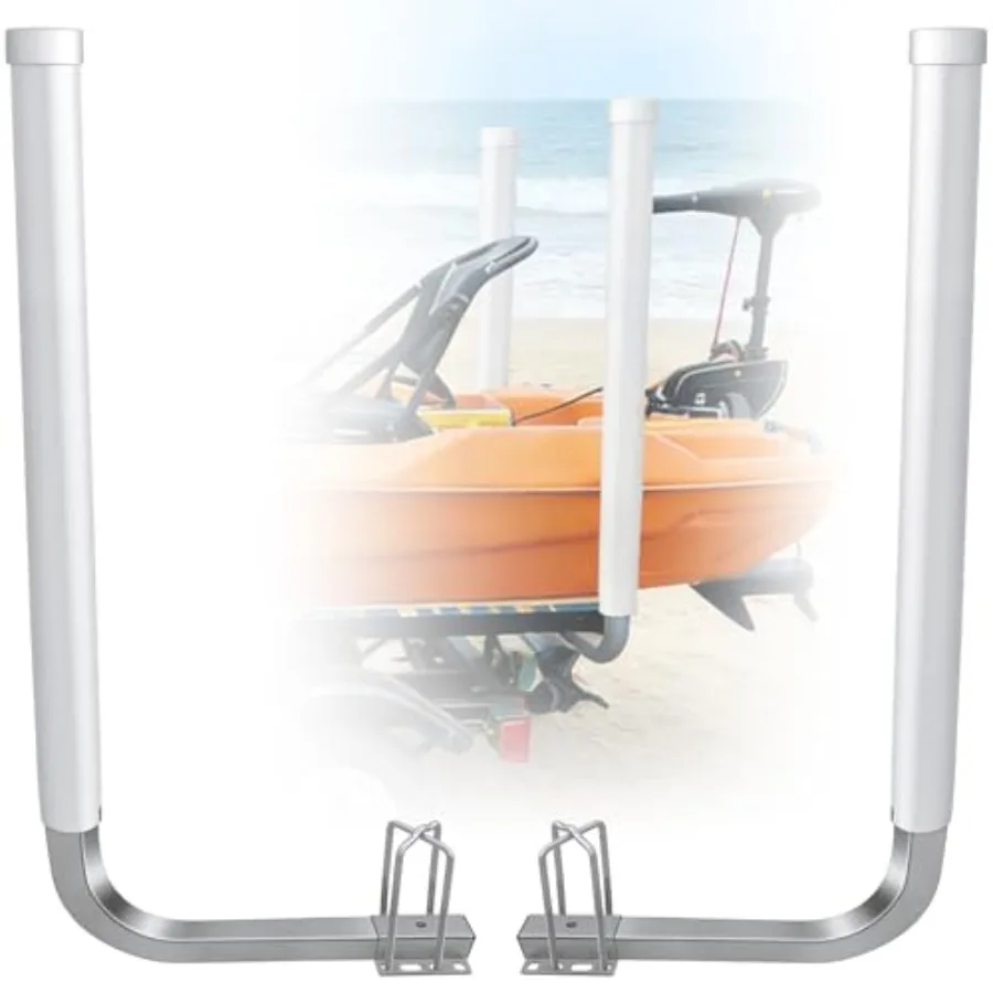 Boat Trailer Guide 60'' 316L Stainl Steel Seawater Corrosion Resistance Trailer Post Guide White UPVC Tube Trailer Guide Bars F
Boat Trailer Guide 60'' 316L Stainl Steel Seawater Corrosion Resistance Trailer Post Guide White UPVC Tube Trailer Guide Bars F