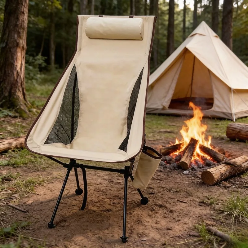 Folding Camping Chair with Headrest, Lightweight Aluminum Alloy Outdoor Fishing Tourist Chair, Outdoor Furniture
Folding Camping Chair with Headrest, Lightweight Aluminum Alloy Outdoor Fishing Tourist Chair, Outdoor Furniture