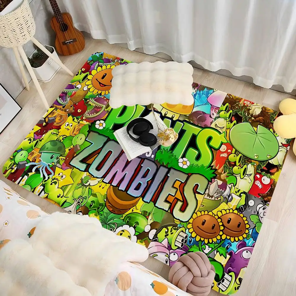 P-plant Vs Z-zombiee Door Mat Kids Room Bedroom Decoration Balcony Anti-Slip Doormat Living Room Doormat Area Rug
P-plant Vs Z-zombiee Door Mat Kids Room Bedroom Decoration Balcony Anti-Slip Doormat Living Room Doormat Area Rug