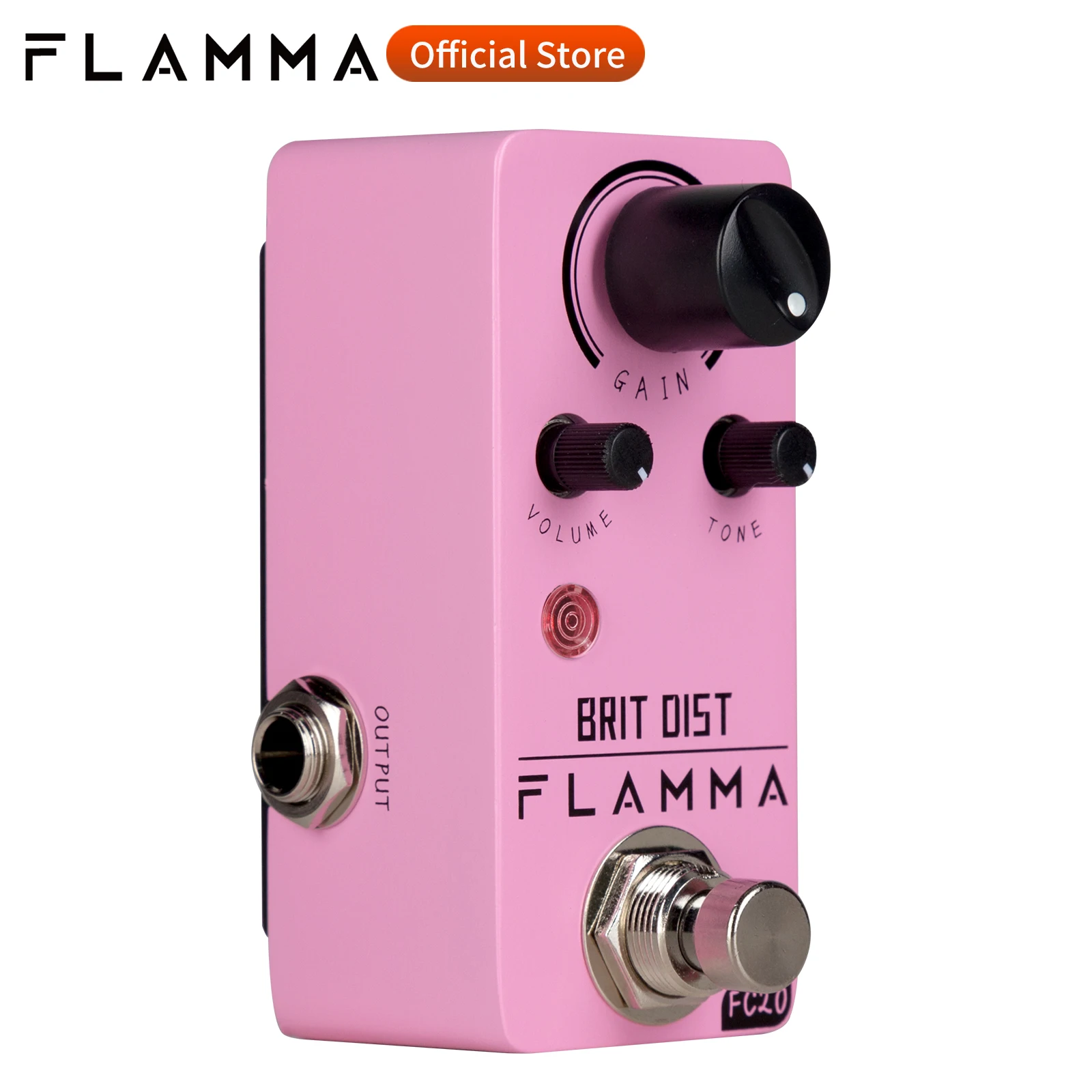 FLAMMA FC20 Guitar Distortion Effects Pedal High Gain True Bypass Function Guitar Effects Processor Accessories
FLAMMA FC20 Guitar Distortion Effects Pedal High Gain True Bypass Function Guitar Effects Processor Accessories