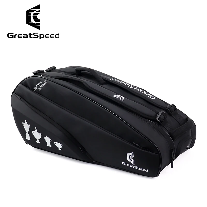 Great Speed Tennis Backpack - Holds Up To 6 Rackets Large Capacity Tennis Bag Collection with Independent Shoes Compartment
Great Speed Tennis Backpack - Holds Up To 6 Rackets Large Capacity Tennis Bag Collection with Independent Shoes Compartment