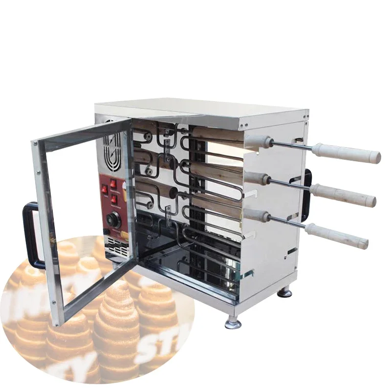 110V 220V Luxury Commercial Automatic Toaster Chimney Cake Roll Maker For Sale
110V 220V Luxury Commercial Automatic Toaster Chimney Cake Roll Maker For Sale
