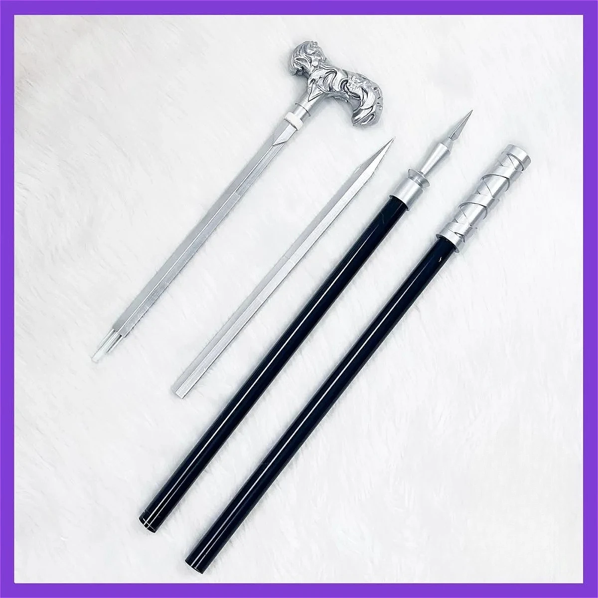 Anime Lord of Mysteries Klein Moretti Leonard Mitchell Cosplay Cartoon Walking Stick Long Sword Weaponry Hand Props Accessories
Anime Lord of Mysteries Klein Moretti Leonard Mitchell Cosplay Cartoon Walking Stick Long Sword Weaponry Hand Props Accessories