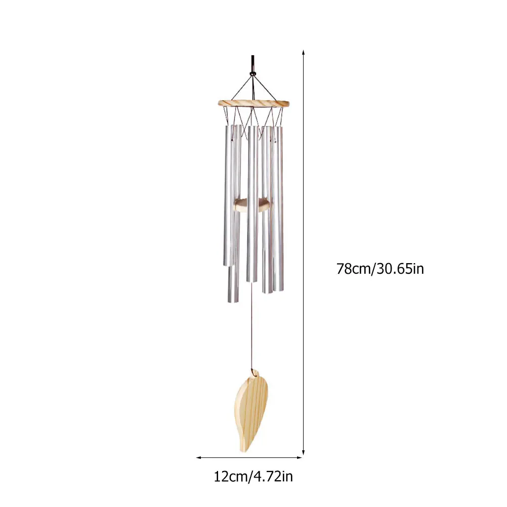 Metal Wind Home Decor Durable Hanging Ornament Garden Bedroom Aluminum Tube Wind Chime Crafts Aluminum Wooden
Metal Wind Home Decor Durable Hanging Ornament Garden Bedroom Aluminum Tube Wind Chime Crafts Aluminum Wooden