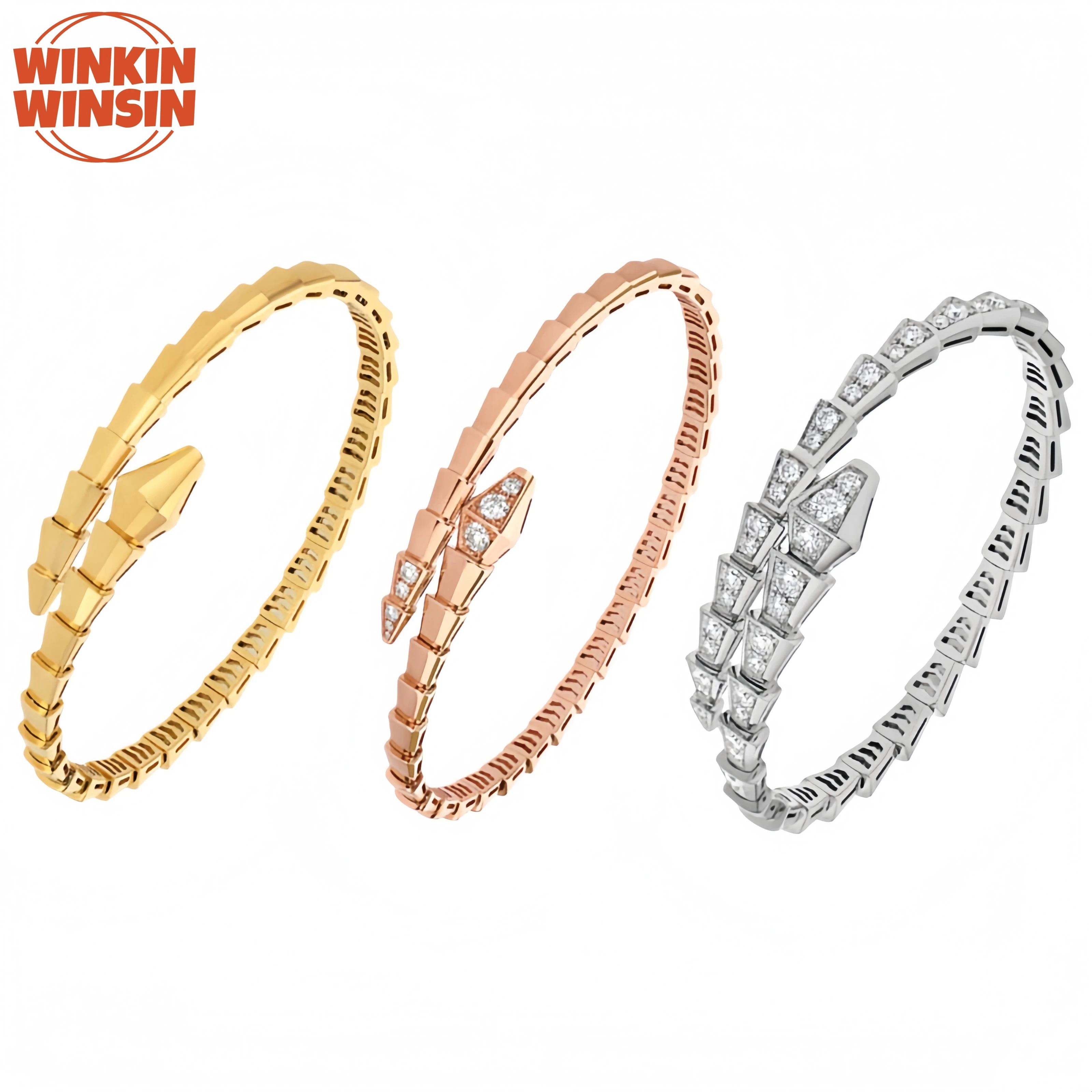 Winkin Winsin Luxury Snake Bangles Panther Leopard Bracelet Bangle for Women 925 Sterling Silver Bangle 18k Gold Plated Jewelry
Winkin Winsin Luxury Snake Bangles Panther Leopard Bracelet Bangle for Women 925 Sterling Silver Bangle 18k Gold Plated Jewelry