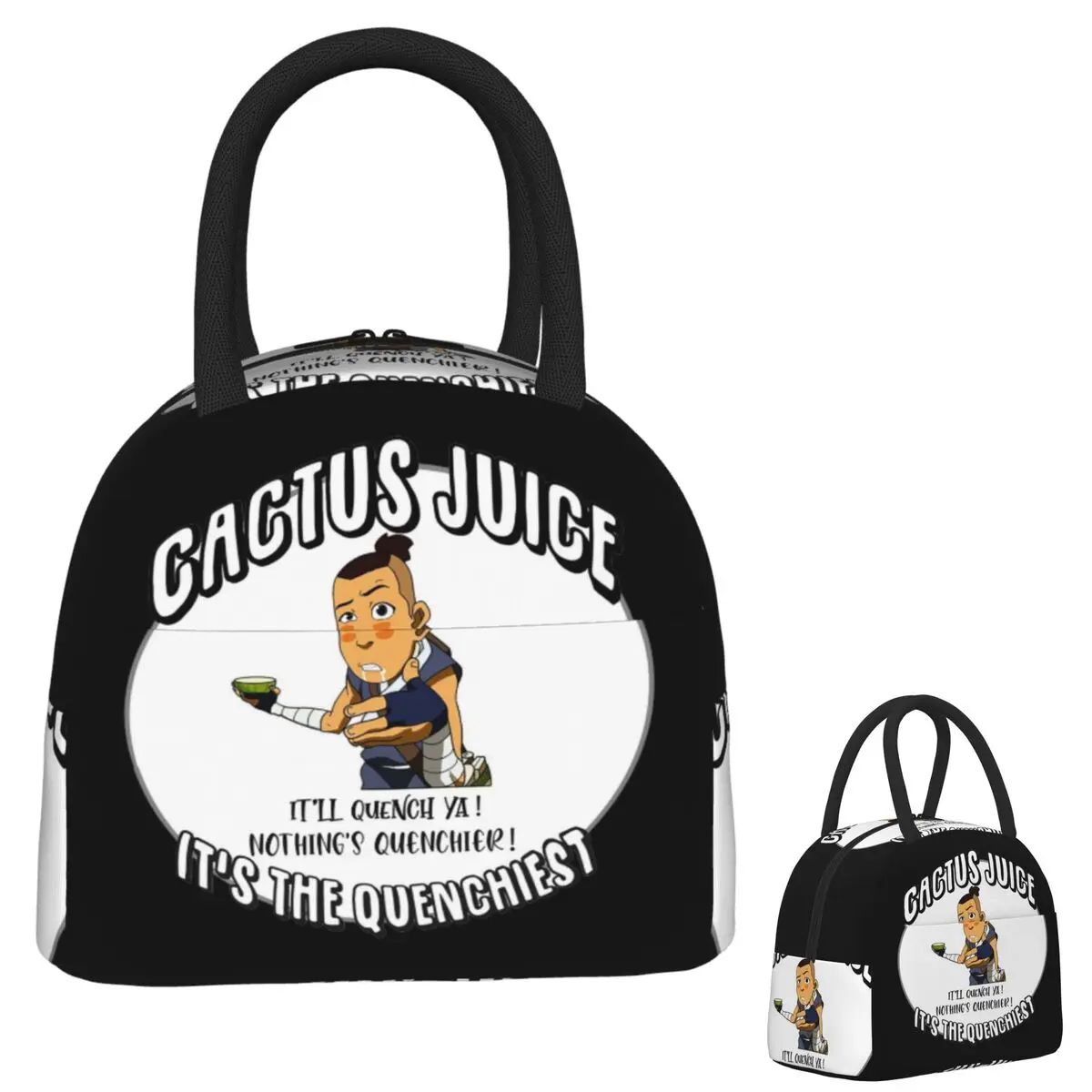 Sokka's Cactus Juice Avatar The Last Airbender Insulated Lunch Bag for Women Children Portable Food Boxes Thermal Lunch Box Tote
Sokka's Cactus Juice Avatar The Last Airbender Insulated Lunch Bag for Women Children Portable Food Boxes Thermal Lunch Box Tote