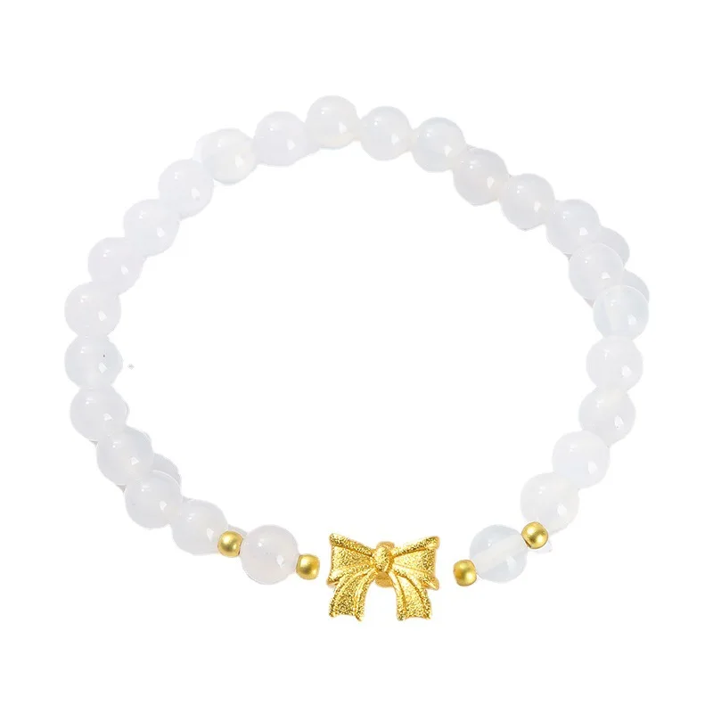 Shinzue Jewelry Xiaohongshu Escaping Princess White Agate Bowknot Bracelet Girls Cute Single Circle Hand Accessories Wholes
Shinzue Jewelry Xiaohongshu Escaping Princess White Agate Bowknot Bracelet Girls Cute Single Circle Hand Accessories Wholes