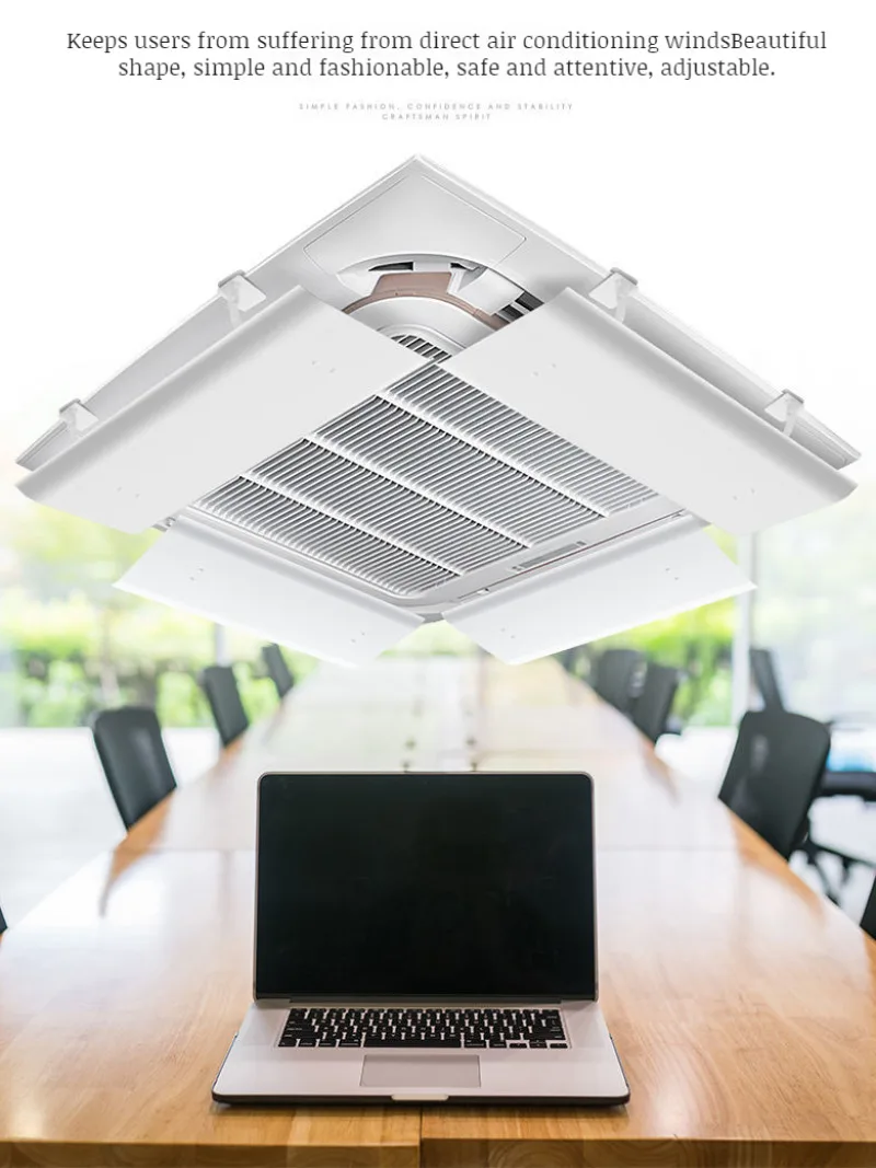 Ceiling unit central air conditioning outlet Antidirect blowing air guide cover ceiling windshield
Ceiling unit central air conditioning outlet Antidirect blowing air guide cover ceiling windshield