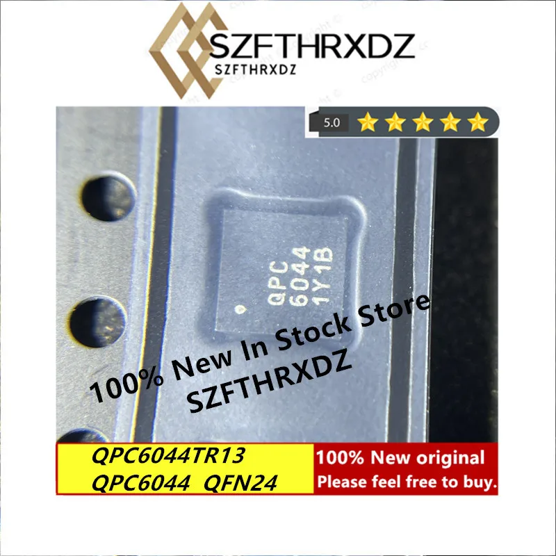 100% NEW ORIGINAL QPC6044TR13 QFN-24 QPC6044 QFN24 5MHz to 6GHz Absorptive High Isolation SP4T Switch
100% NEW ORIGINAL QPC6044TR13 QFN-24 QPC6044 QFN24 5MHz to 6GHz Absorptive High Isolation SP4T Switch