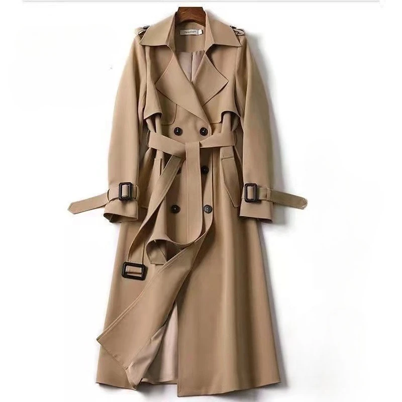 2026 New Autumn Winter Korean Long Sleeve Trench Coat Streetwear Women's Fashion Loose Office Lady Long Outerwears Coats Female
2026 New Autumn Winter Korean Long Sleeve Trench Coat Streetwear Women's Fashion Loose Office Lady Long Outerwears Coats Female