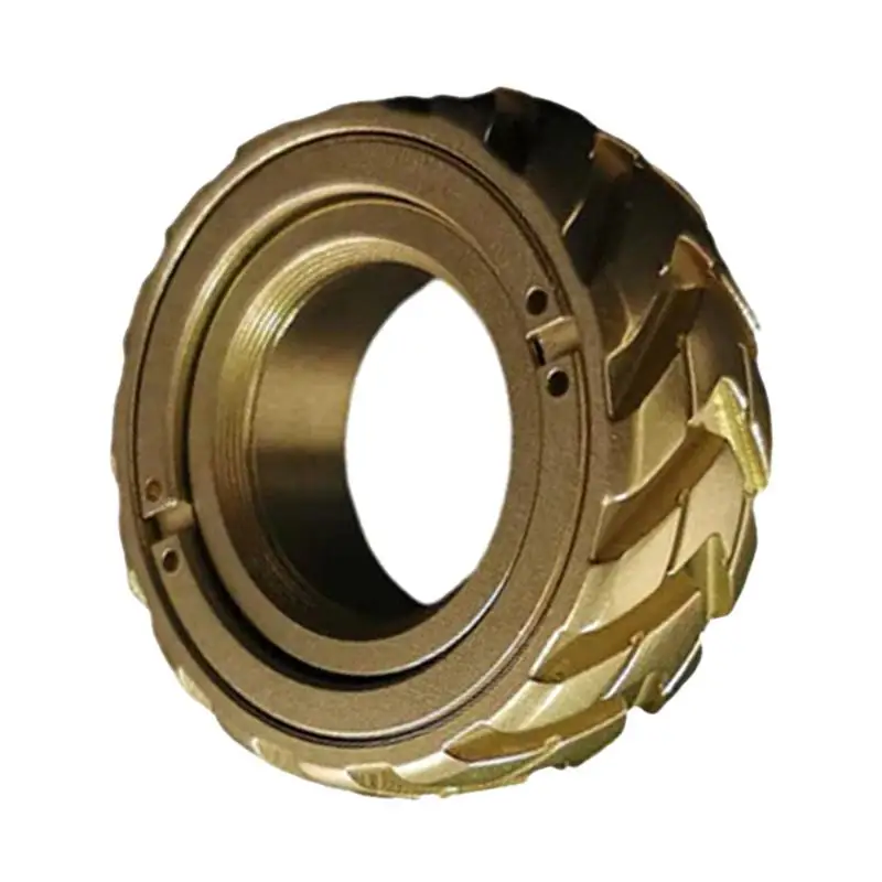 Tire Tread Spinner Ring Fingertip Toy Mechanical Spinning Jewelry with Groove Tread Removable Magnets Metal Bearing for Men
Tire Tread Spinner Ring Fingertip Toy Mechanical Spinning Jewelry with Groove Tread Removable Magnets Metal Bearing for Men