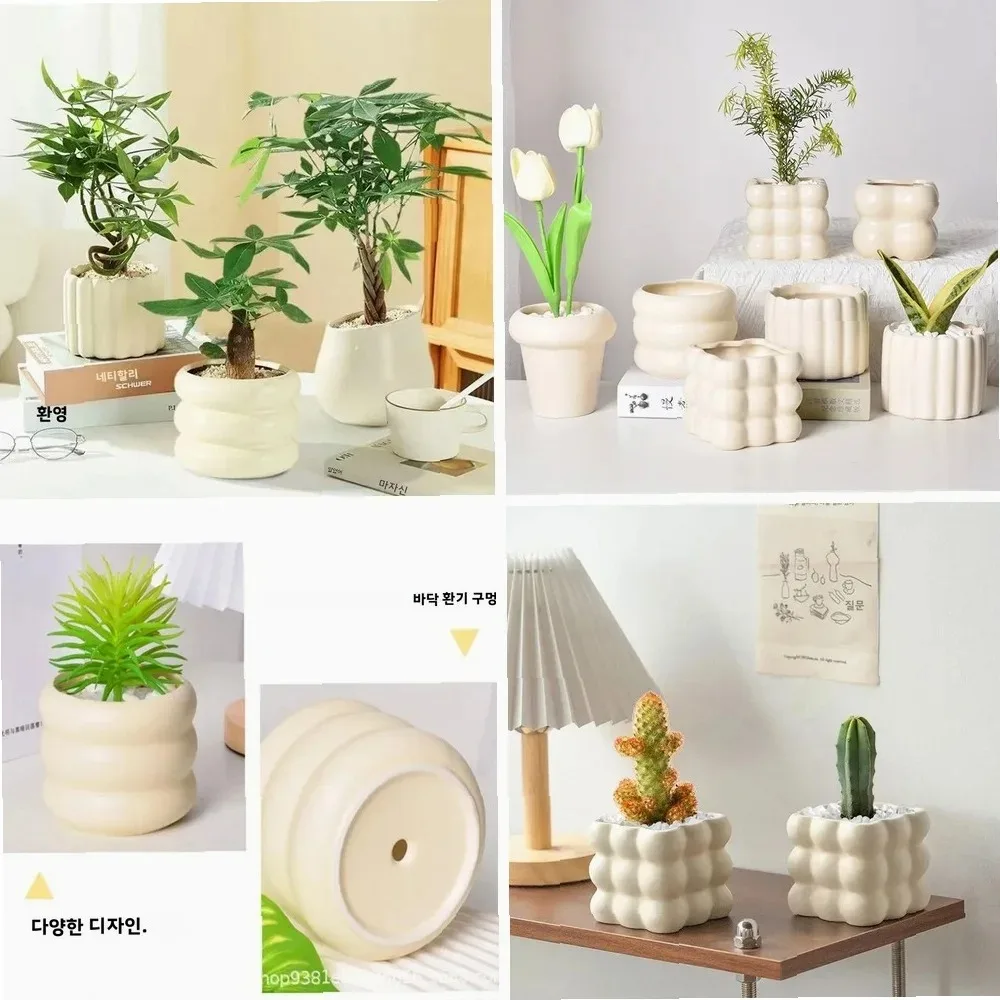 INS Flowerpot Ceramic Pots for plants Flower Vases Home Decoration Indoor Succulent Plant Potted Desktop Ornament Plant Pot
INS Flowerpot Ceramic Pots for plants Flower Vases Home Decoration Indoor Succulent Plant Potted Desktop Ornament Plant Pot