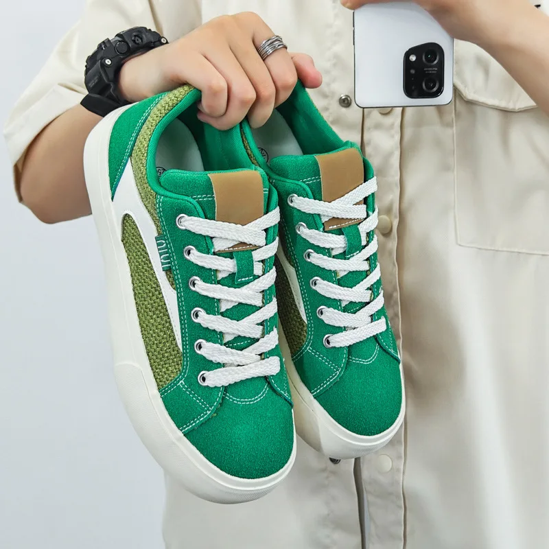 Men's canvas shoes 2025 new Korean version of versatile thick-soled breathable lightweight board shoes
Men's canvas shoes 2025 new Korean version of versatile thick-soled breathable lightweight board shoes