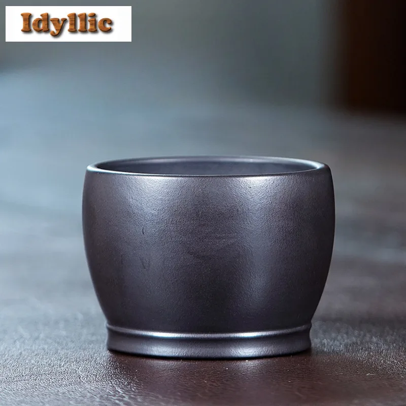 170ml Yixing Zisha Plain Teacup Ancient Tea Bowl Cup For Tea Tea-tasting Smelling Cup Chazhan Master Cups Teaset Collection Gift
170ml Yixing Zisha Plain Teacup Ancient Tea Bowl Cup For Tea Tea-tasting Smelling Cup Chazhan Master Cups Teaset Collection Gift