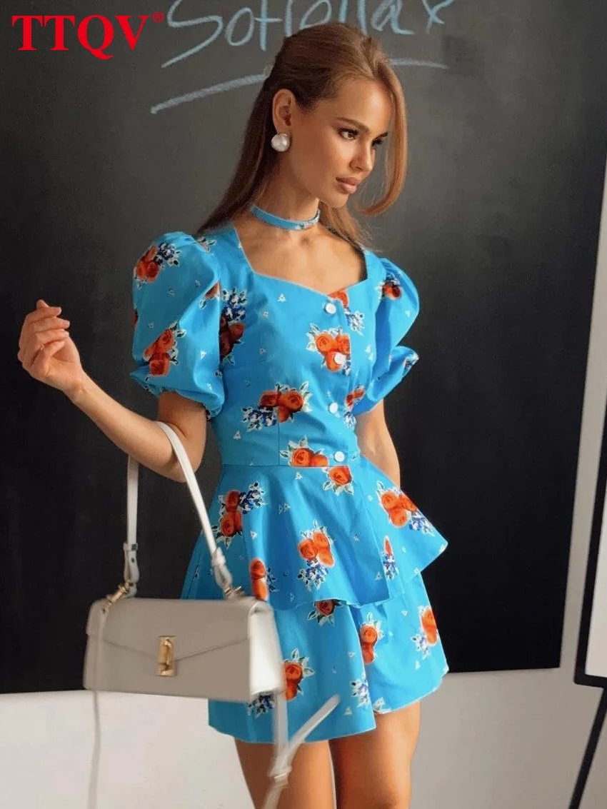 TTQV Fashion Slim Print 2 Piece Set Women 2026 Summer Short Sleeve Shirt With High Waist Shorts Set Female Clothing Streeetwear
TTQV Fashion Slim Print 2 Piece Set Women 2026 Summer Short Sleeve Shirt With High Waist Shorts Set Female Clothing Streeetwear