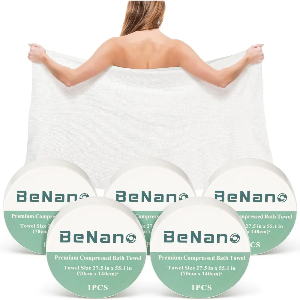 Compressed Disposable Towel Tablets Large Bath Size Reusable Travel Camping Beach Swimming 5 Pack
Compressed Disposable Towel Tablets Large Bath Size Reusable Travel Camping Beach Swimming 5 Pack