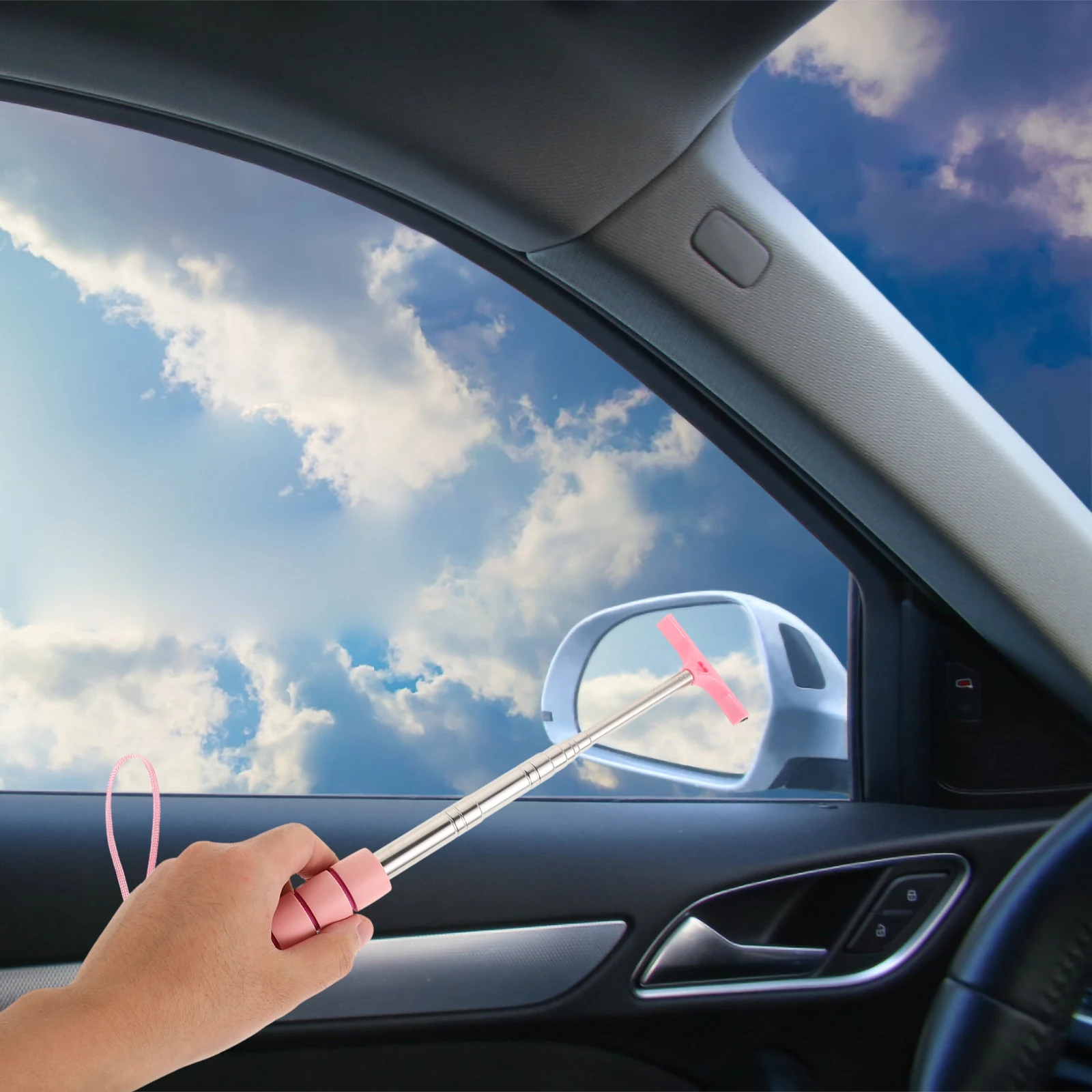 Adjustable Extendable Squeegee Multifunctional Car Mirror Cleaner Portable Glass Windshield Scrubber Durable Long Handle
Adjustable Extendable Squeegee Multifunctional Car Mirror Cleaner Portable Glass Windshield Scrubber Durable Long Handle