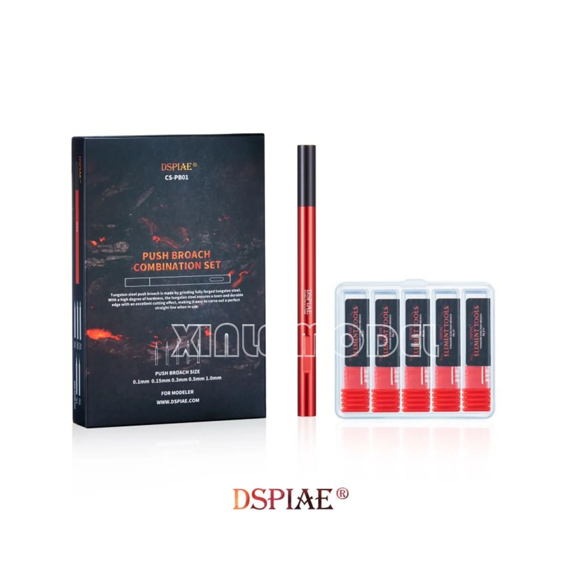 DSPIAE CS-PB01 push-pull wire knife combination set (0.1 0.15 0.3 0.5 1.0MM), for model making hobby DIY tool
DSPIAE CS-PB01 push-pull wire knife combination set (0.1 0.15 0.3 0.5 1.0MM), for model making hobby DIY tool