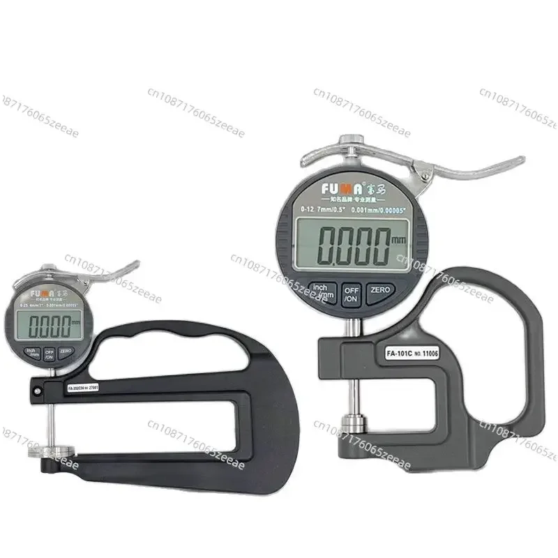 Digital Thickness Gauge Electronic Thickness Measuring Instrument 0.001 Micrometer Thickness Gauge Adhesive Film Flat Head
Digital Thickness Gauge Electronic Thickness Measuring Instrument 0.001 Micrometer Thickness Gauge Adhesive Film Flat Head